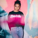 Blakfulla barbie cropped crew