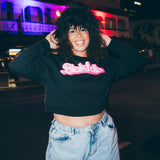 Blakfulla barbie cropped crew