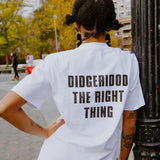 Didgeridoo the right thing flag tee