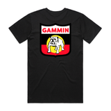 Gammin dogs footy tee
