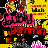 lubly barbie gammin stickers