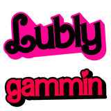 lubly barbie gammin stickers