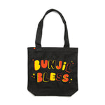 Bunjil eagle tote bag black