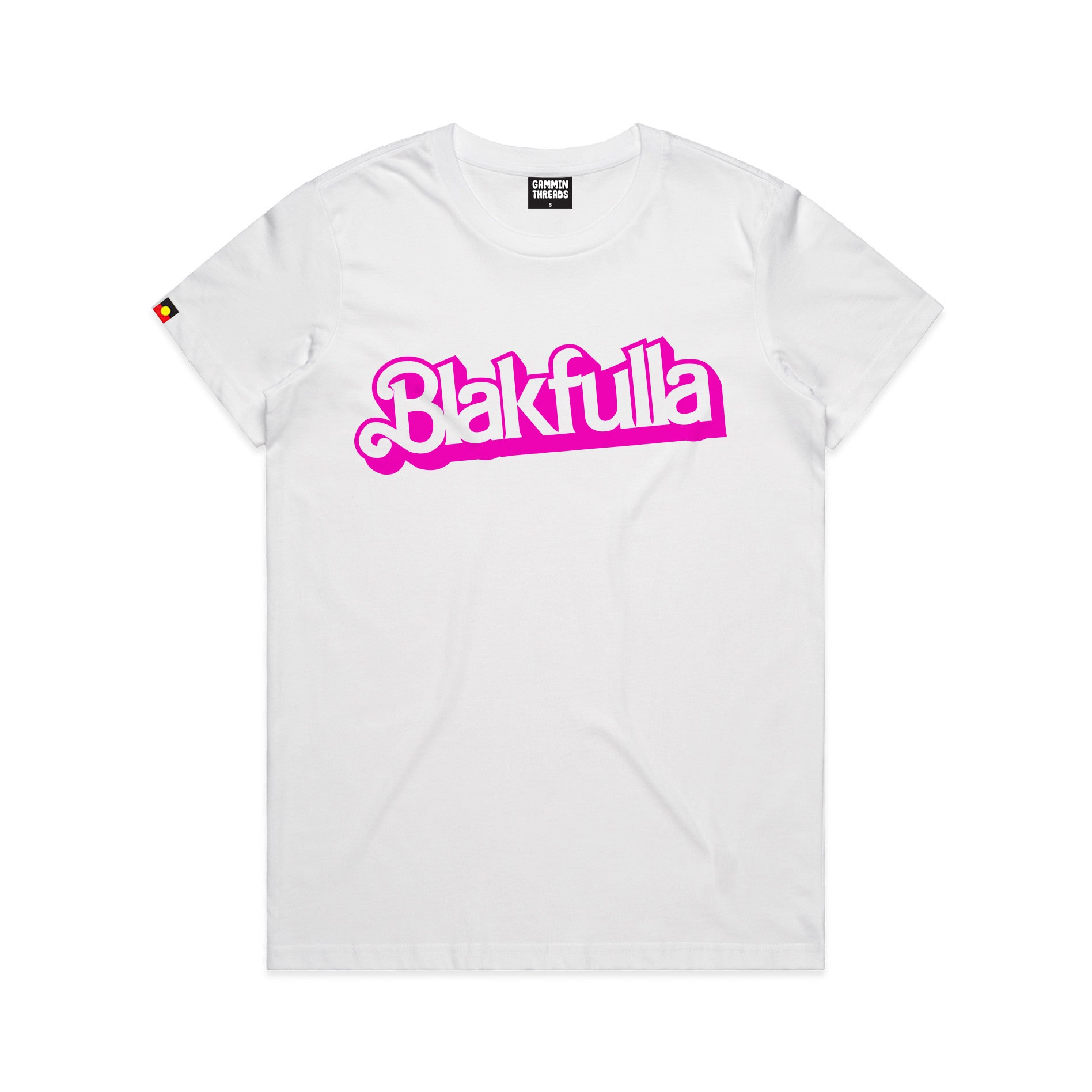 Barbie blakfulla 80s white tee