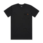 Aboriginal flag pocket tee black