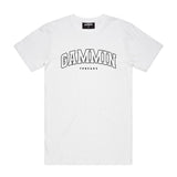 Gammin white college tee