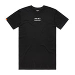 black dumb dog tee