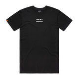 black dumb dog tee