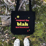 Blak matriarchy tote bag