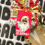 Merry Blakmas gift tag x5