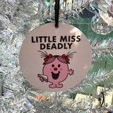 Little Miss Deadly Christmas Tree Ornament