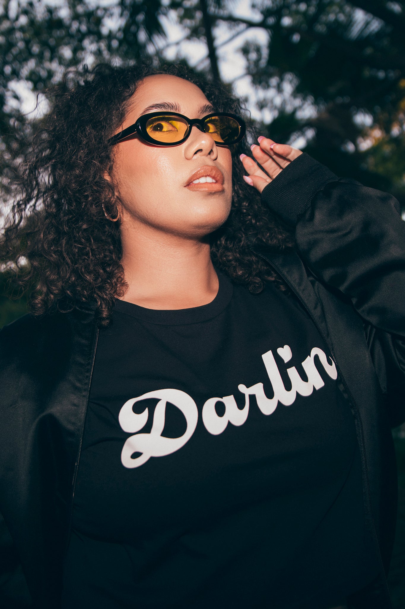 Darlin tee black