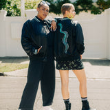 iilk bomber jacket black