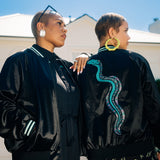 iilk bomber jacket black