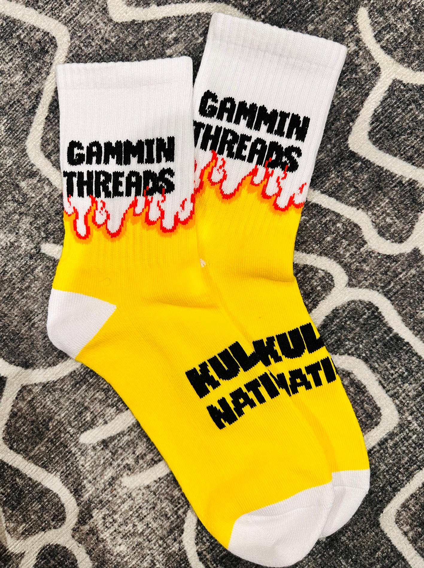 flame socks