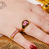 Lubly stacker ring