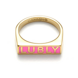 Lubly stacker ring