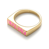 Lubly stacker ring