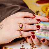 Lubly stacker ring