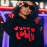 Lubly hoodie black