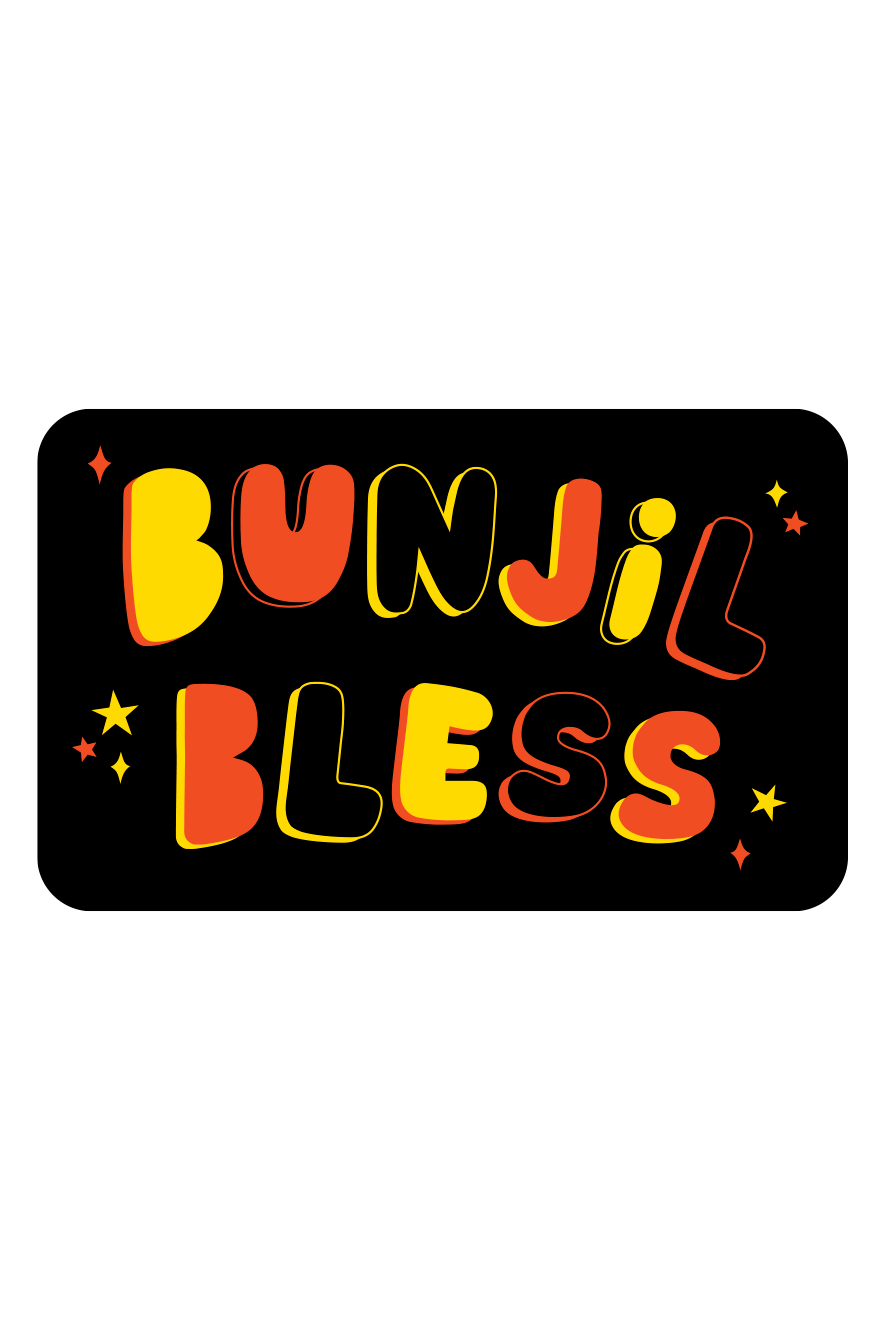 Bunjil bless stickers