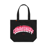 Community tote black