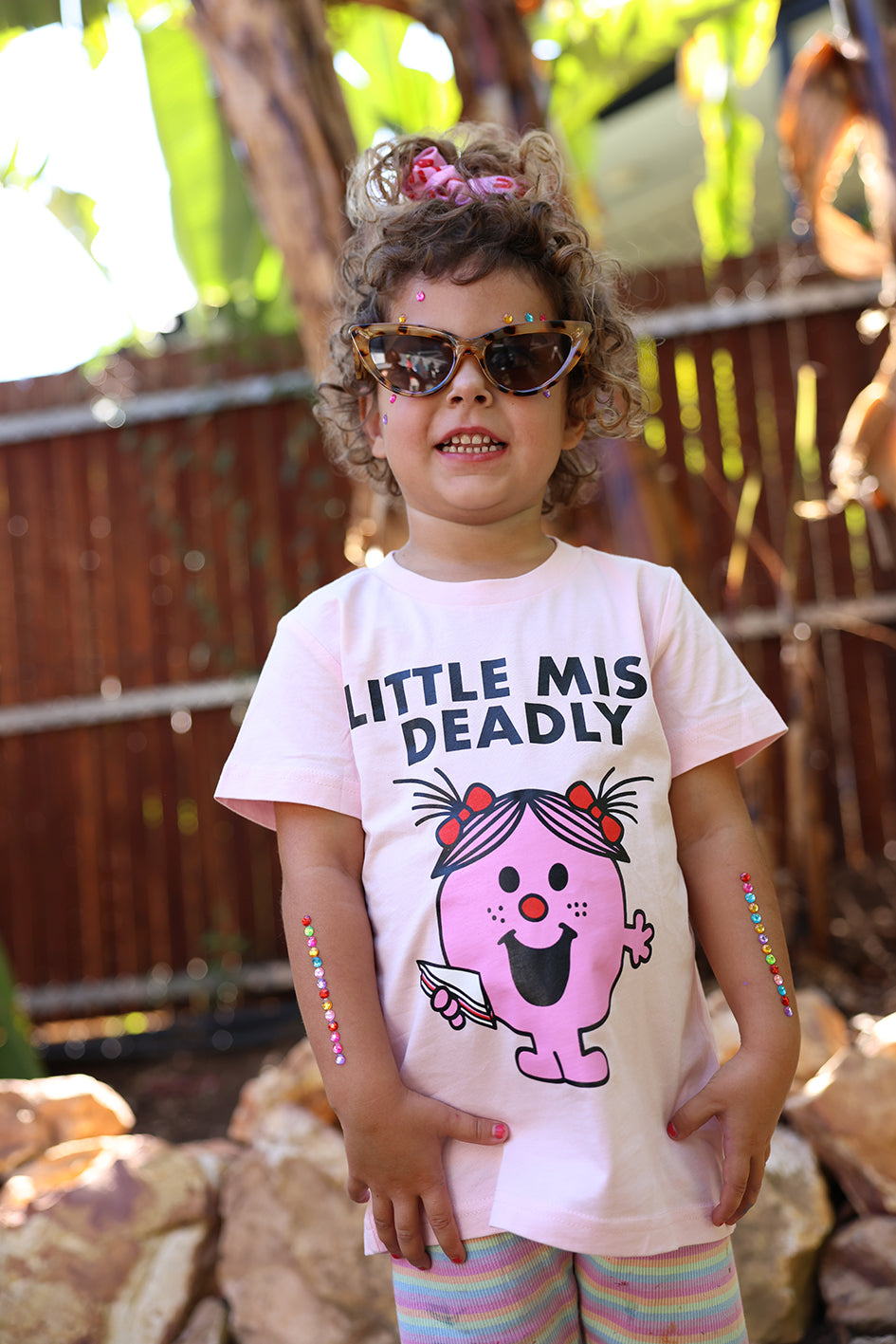 Kids Little Miss Deadly tee