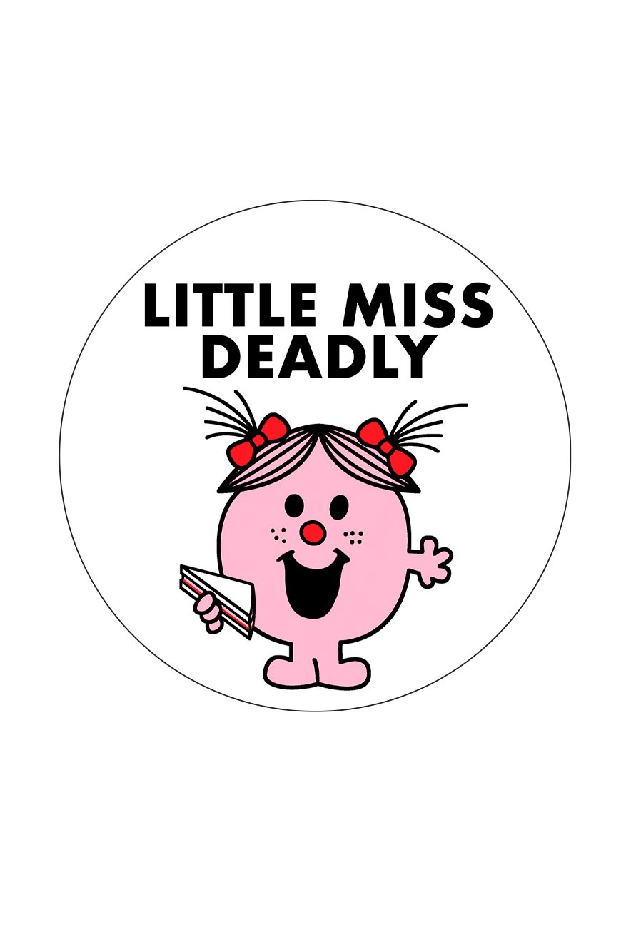 Little Miss Deadly sticker