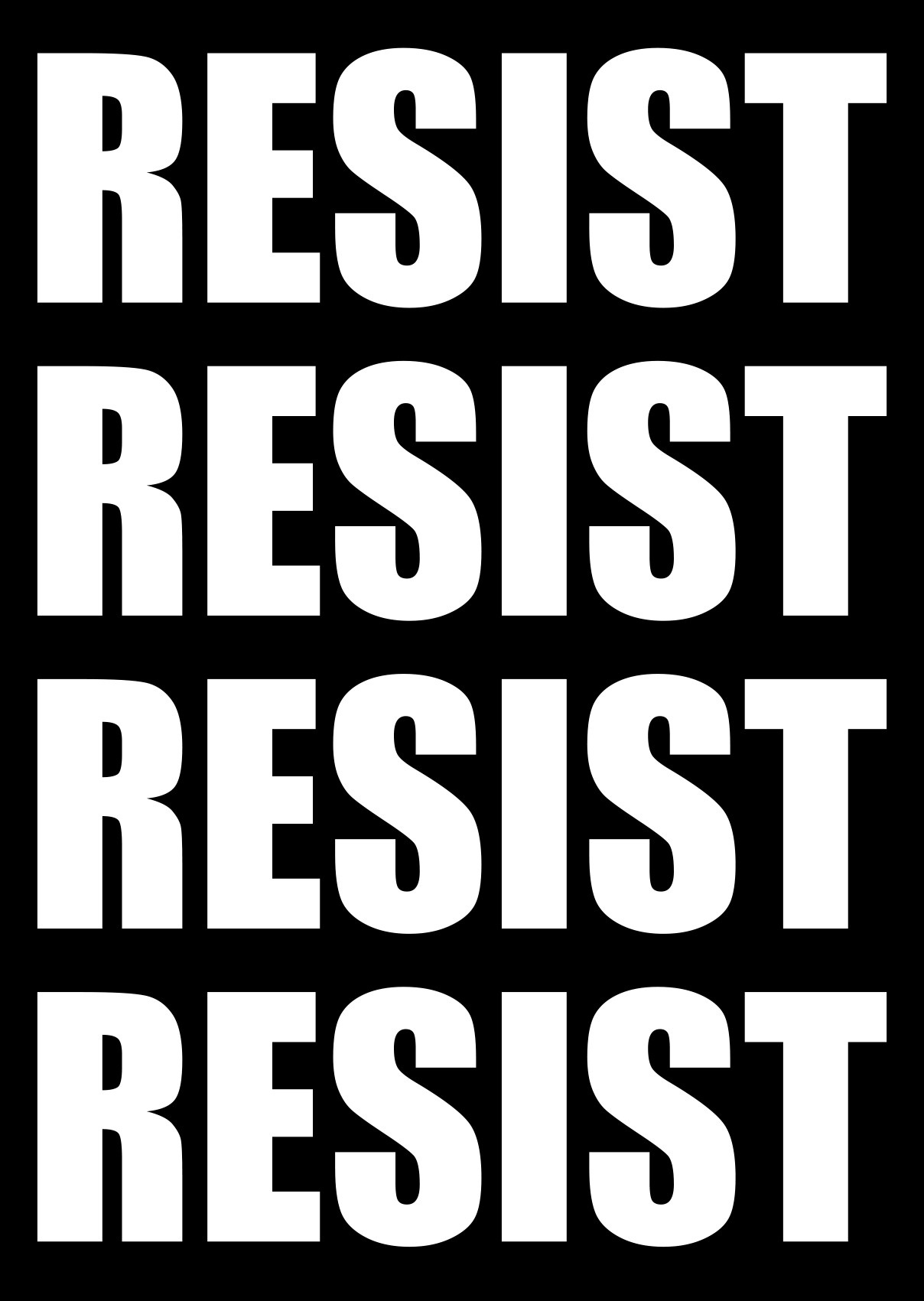 RESIST poster