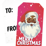 Merry Christmas gift tag x5