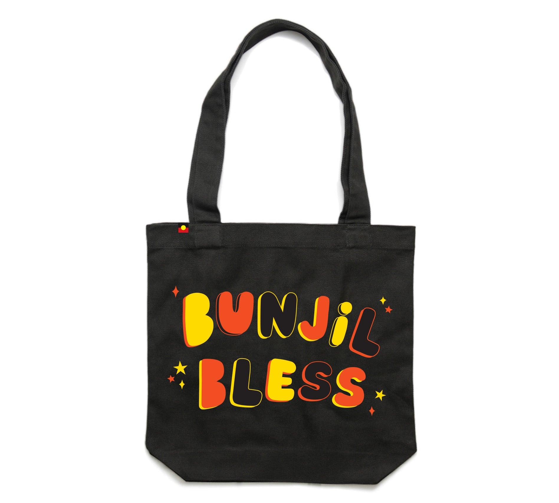 Bunjil eagle tote bag black