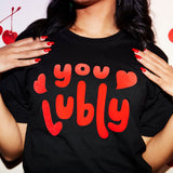 lubly tee black