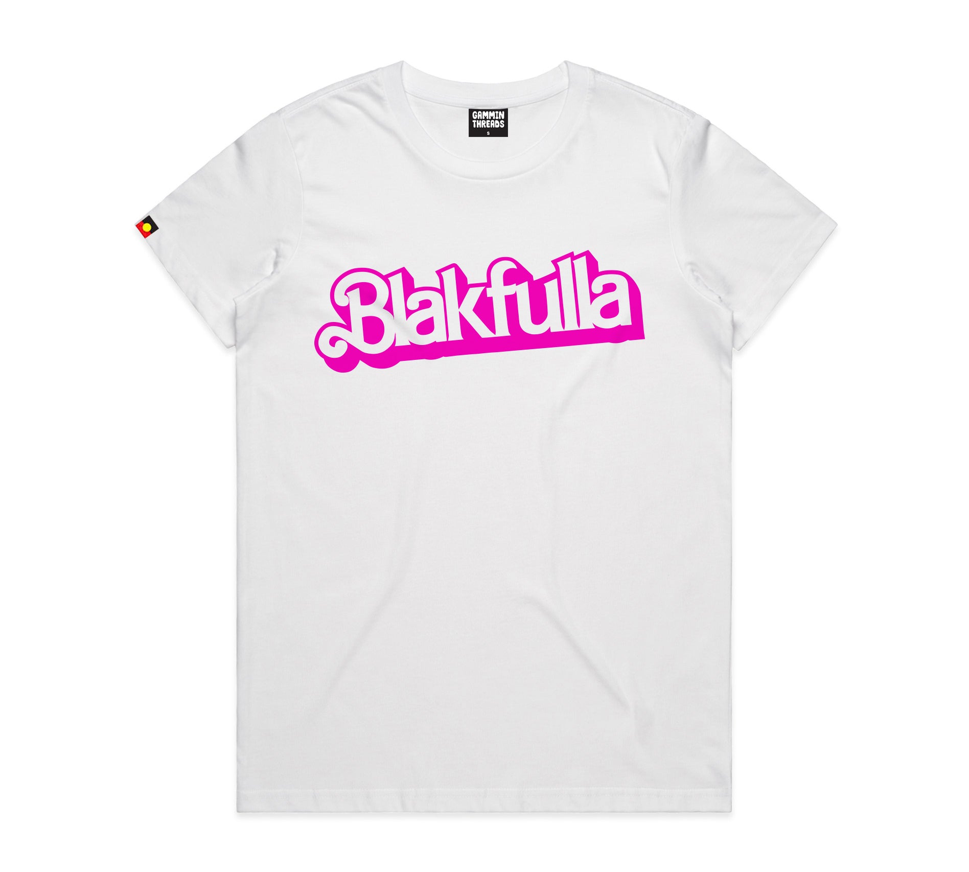 Barbie blakfulla 80s white tee