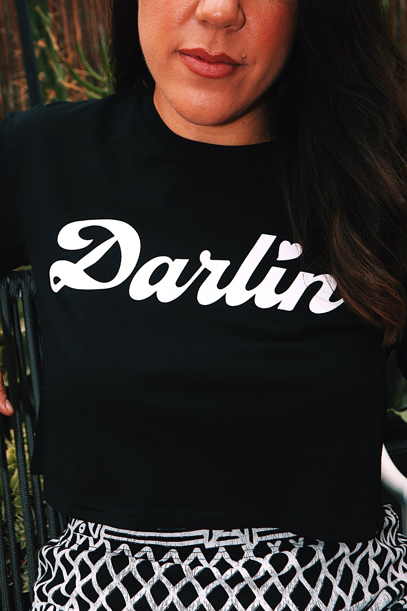 Darlin tee black