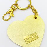 Heart enamel key chain