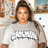 Gammin graffiti tee grey