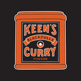 Keens curry print