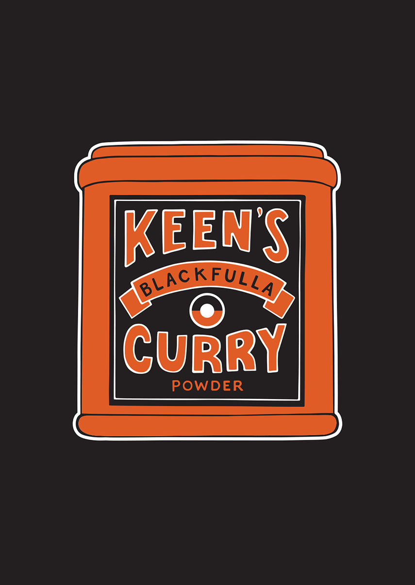 Keens curry print