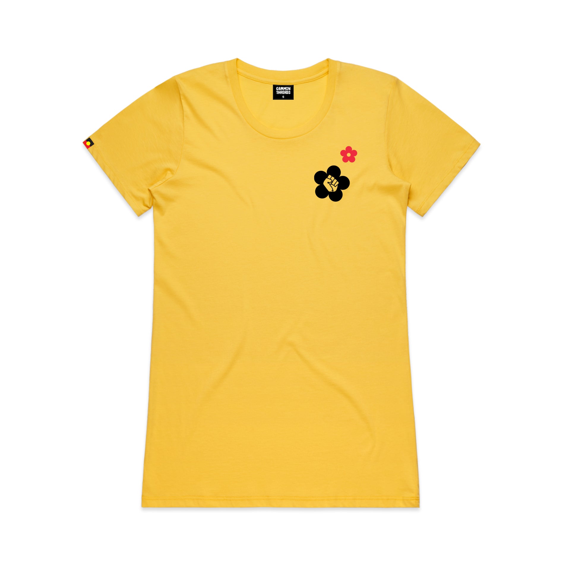 blak matriarchy tee yellow