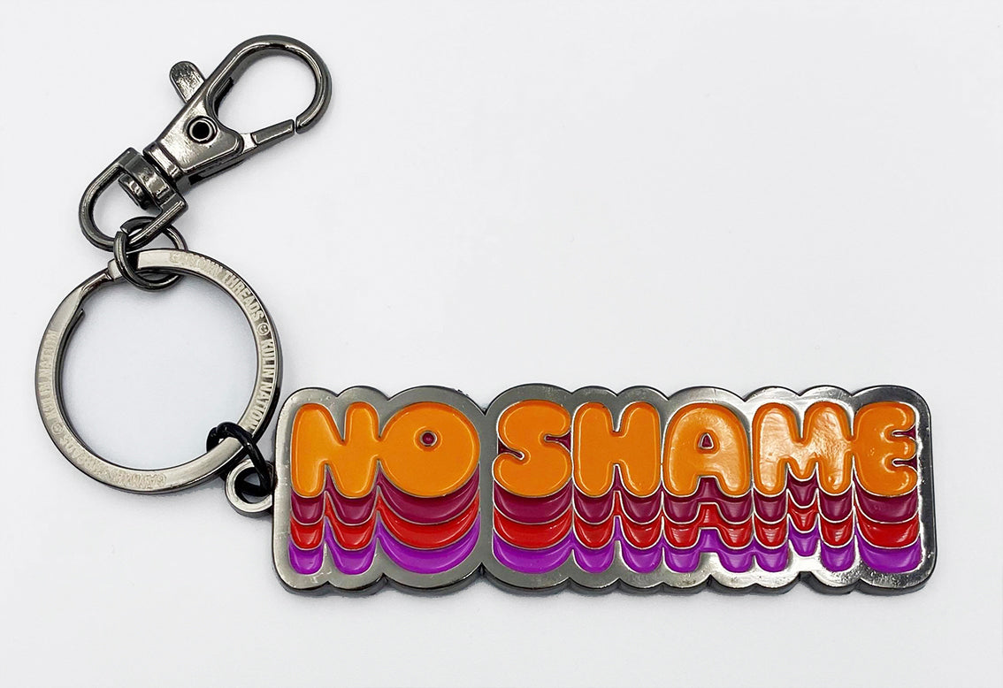 No Shame key chain